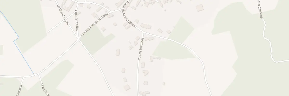 Plan du 10 Rte de Montchalons à Parfondru