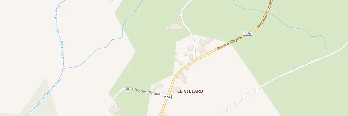Plan du 5105 Le Villard à Saint-Jean-Lachalm