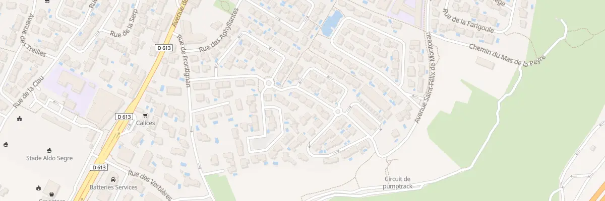 Plan du 16 Rue des Jardins l’Abbaye à Gigean