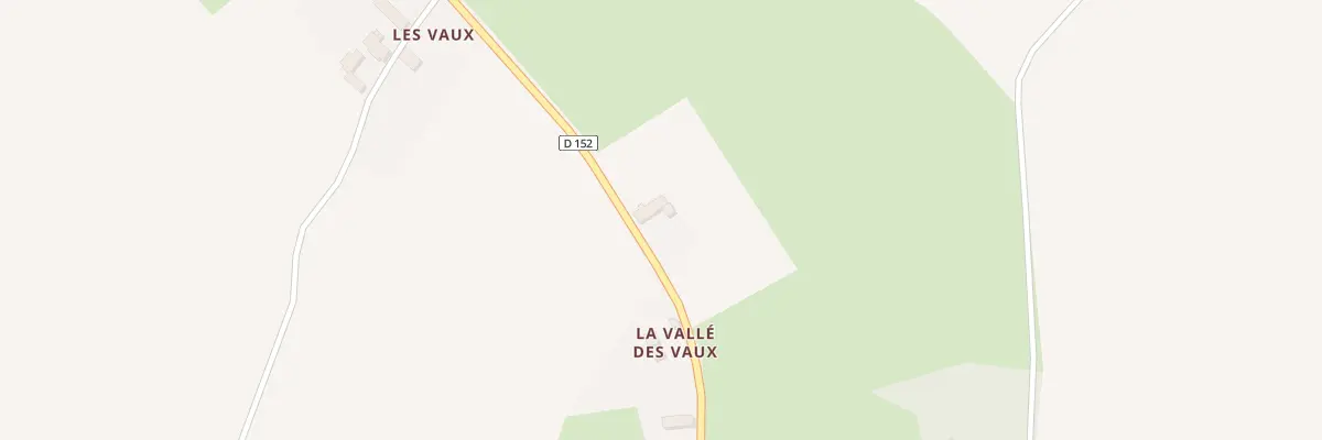 Plan du 1 Vallee des Veaux à Bœurs-en-Othe