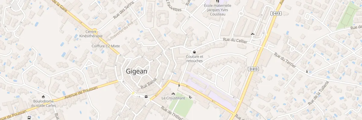 Plan du 10 Rue de la Pompe Vieille à Gigean