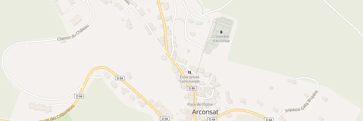 Plan du 5294 Arconsat à Arconsat