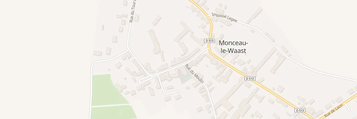 Plan du 10 Rue de l’Eglise à Monceau-le-Waast