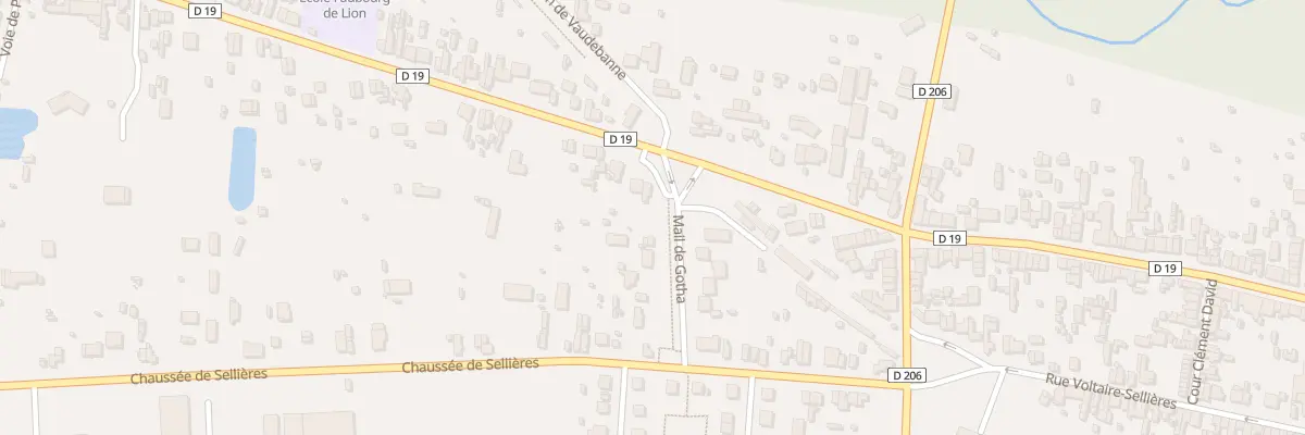 Plan du 21 Rue Gabriel Péri à Romilly-sur-Seine