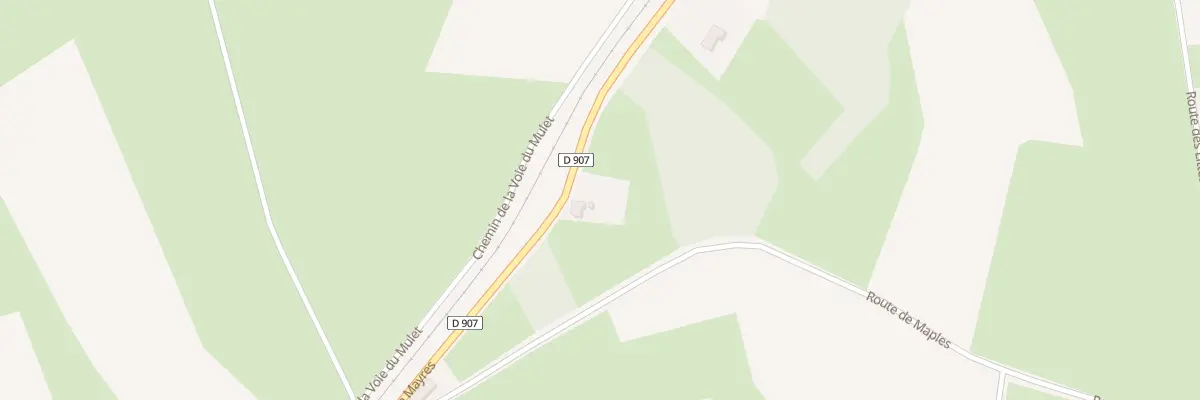 Plan du 5032 Les Cotes du Procureur à Mayres