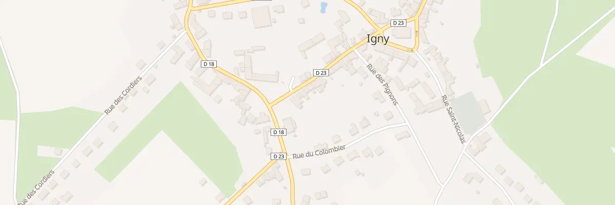 Plan du 19 Rue Henri 1er à Igny-Comblizy