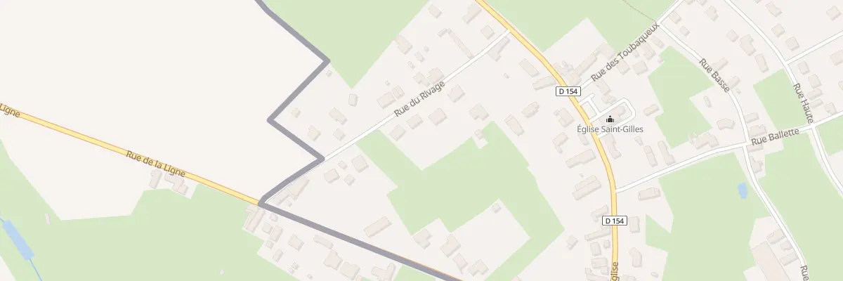 Plan du 8 Rue du Rivage à La Flamengrie