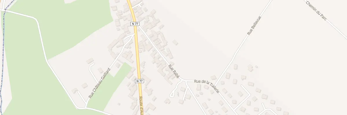Plan du 25 Rue Rabé à Pontigny