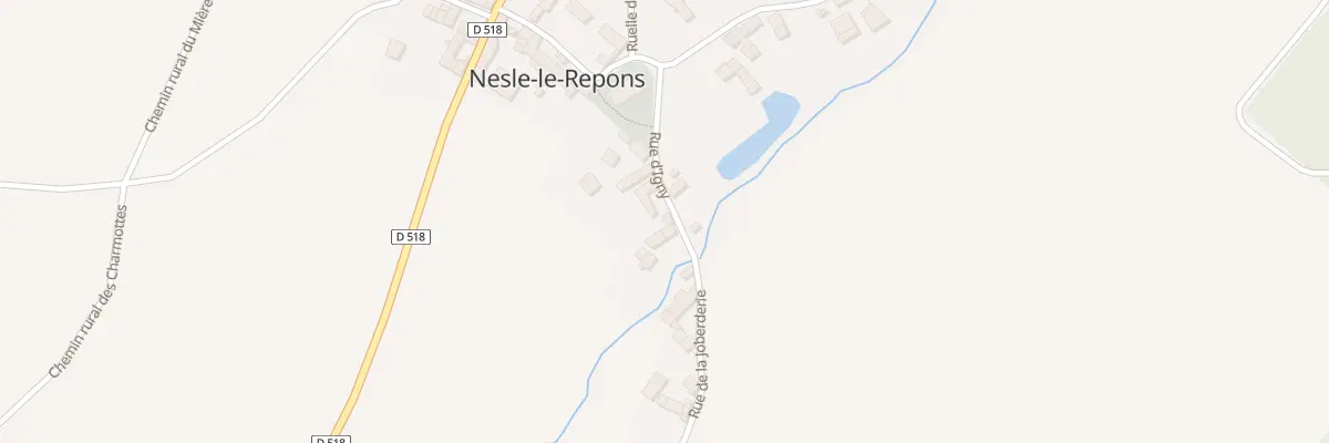Plan du 8 Rue d’Igny à Nesle-le-Repons