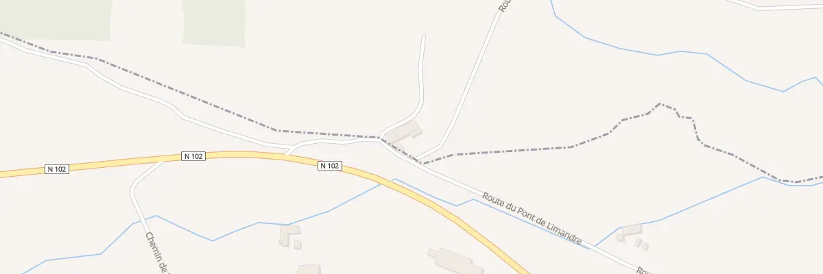 Plan du 2 Pont de Limandre à Vernassal