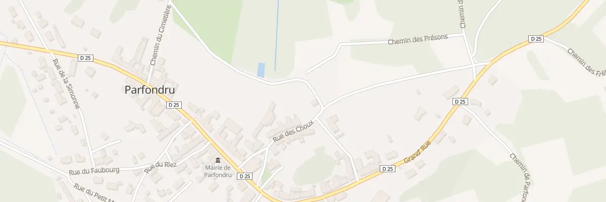 Plan du 7B Rue des Choux à Parfondru