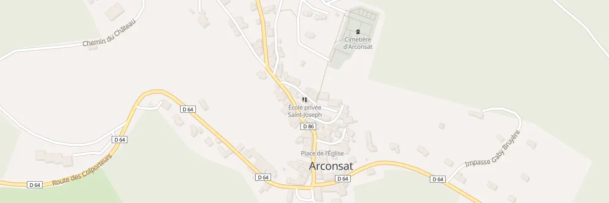 Plan du 5291 Arconsat à Arconsat