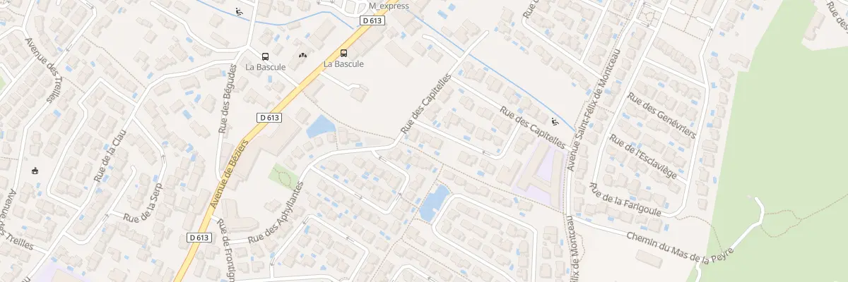 Plan du 24 Rue des Capitelles à Gigean