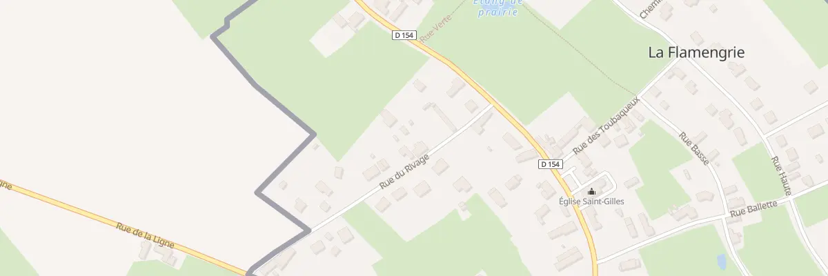 Plan du 9 Rue du Rivage à La Flamengrie