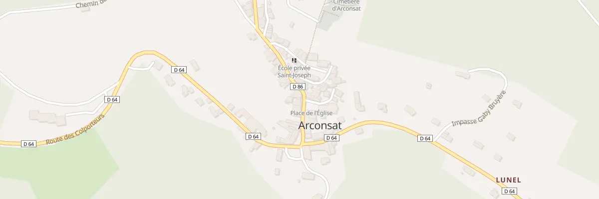 Plan du 5328 Arconsat à Arconsat