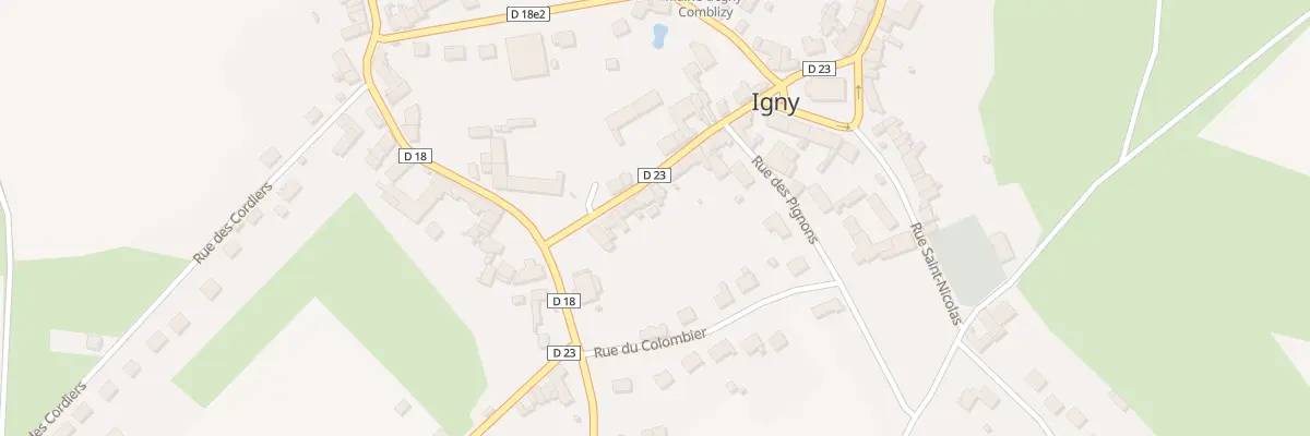 Plan du 15 Rue Henri 1er à Igny-Comblizy