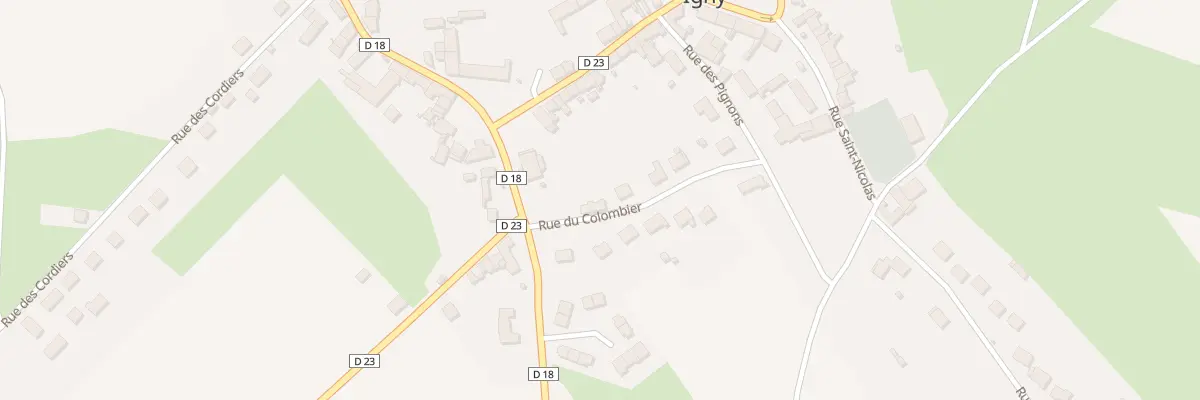 Plan du 3 Rue du Colombier à Igny-Comblizy