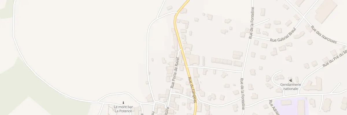 Plan du 17 Rue Porte de Ravel à Allègre