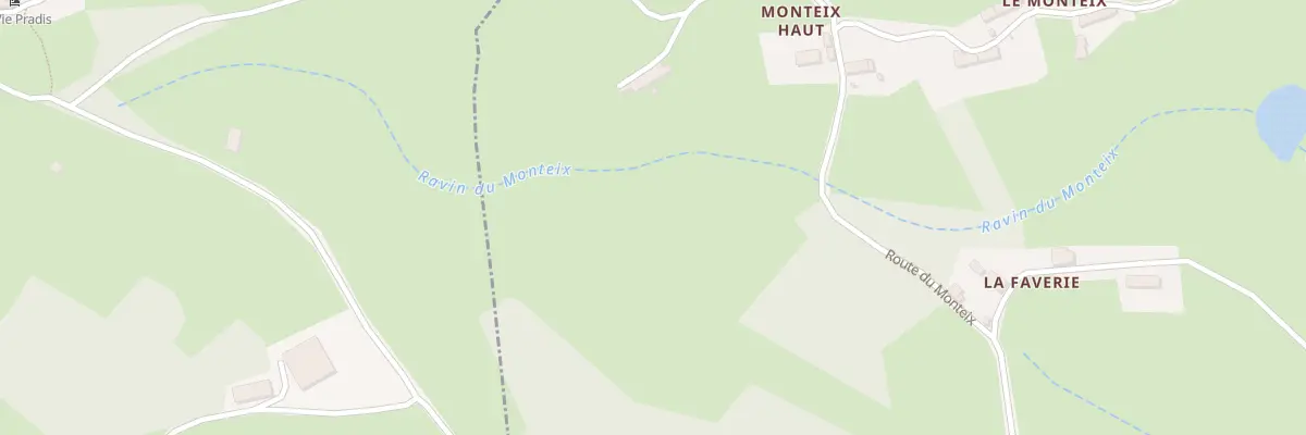 Plan du 171 Che du Monteix Haut à Bertignat