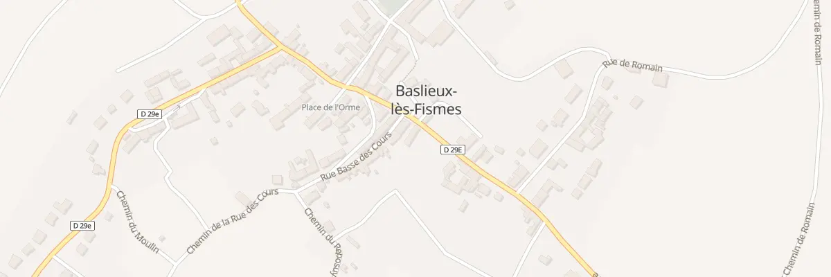 Plan du 6 Rue de Lorraine à Baslieux-lès-Fismes