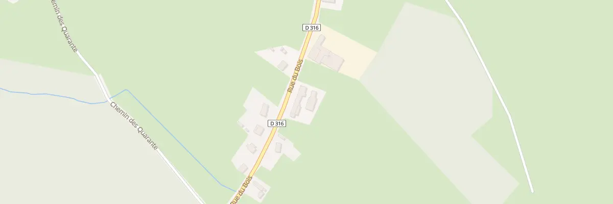 Plan du 46 Rue du Bois au Favril