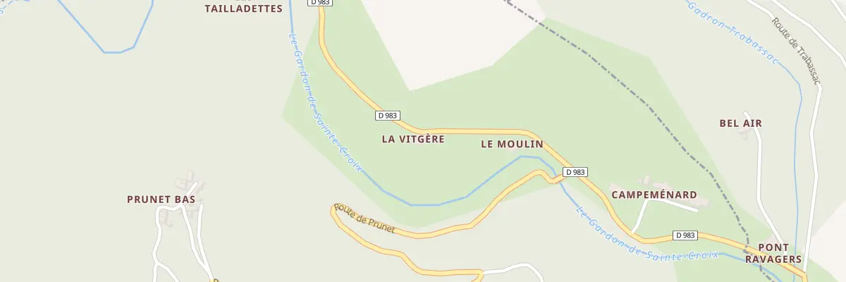 Plan du 5010 La Vitgere à Gabriac