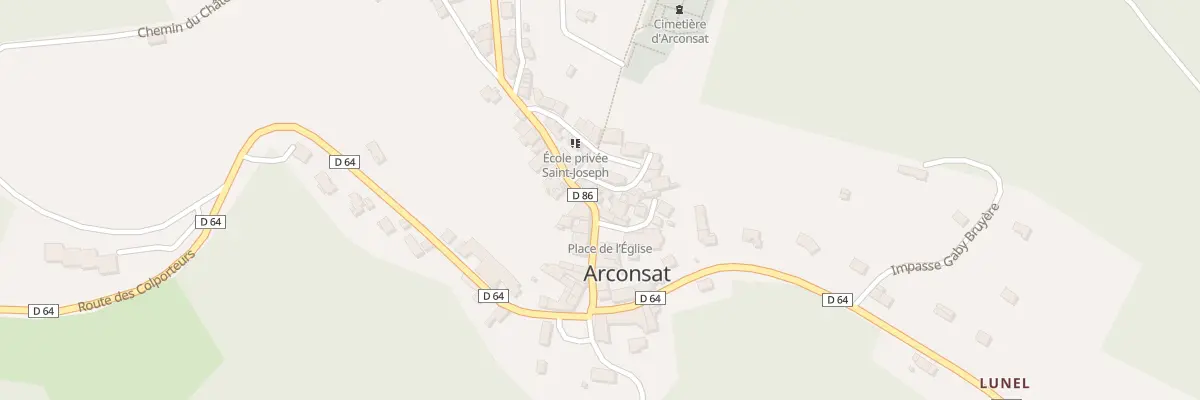 Plan du 5282 Arconsat à Arconsat