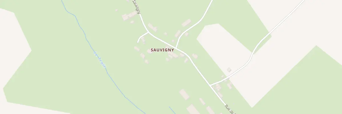Plan du 522 Rue de Sauvigny à Aunay-en-Bazois