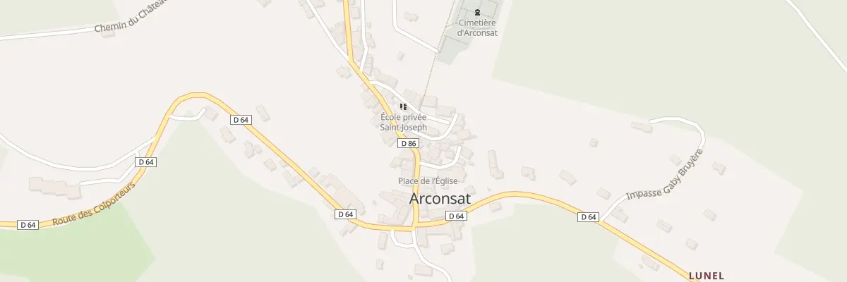 Plan du 5281 Arconsat à Arconsat