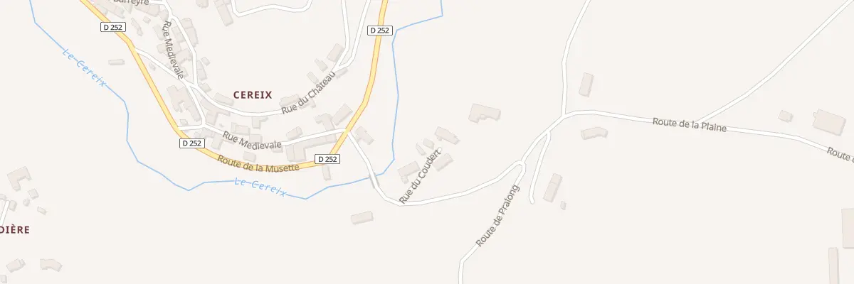 Plan du 5200 Cereix à Saint-Jean-de-Nay
