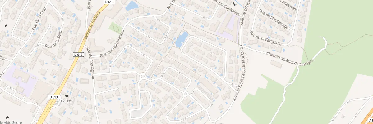 Plan du 23 Rue Castagnole à Gigean