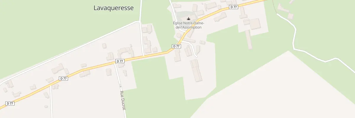 Plan du 14 Rue de l’Eglise à Lavaqueresse