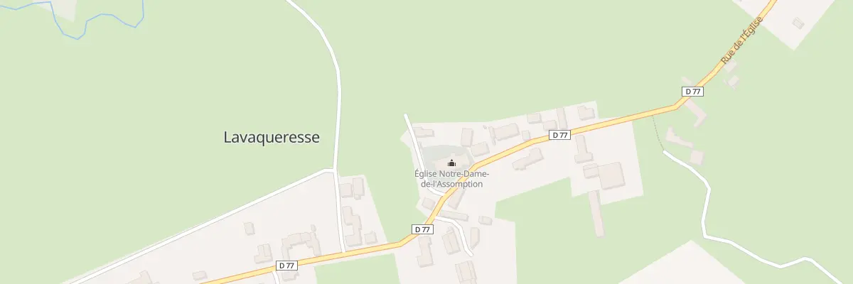 Plan du 2 Che du Presbytère à Lavaqueresse