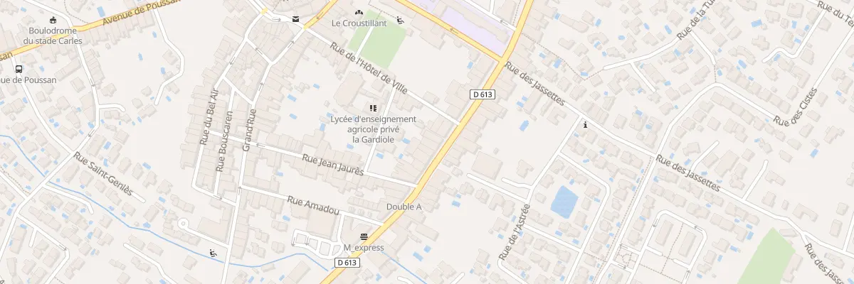 Plan du 6 Av de Béziers à Gigean