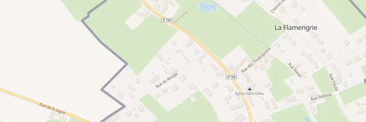 Plan du 5 Rue du Rivage à La Flamengrie