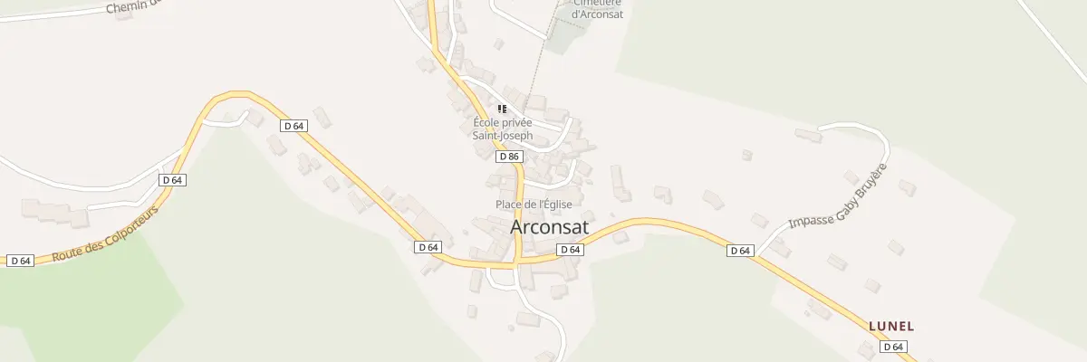 Plan du 5271 Arconsat à Arconsat