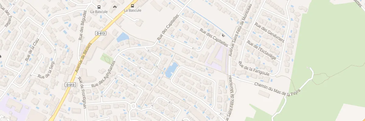 Plan du 35 Rue Castagnole à Gigean