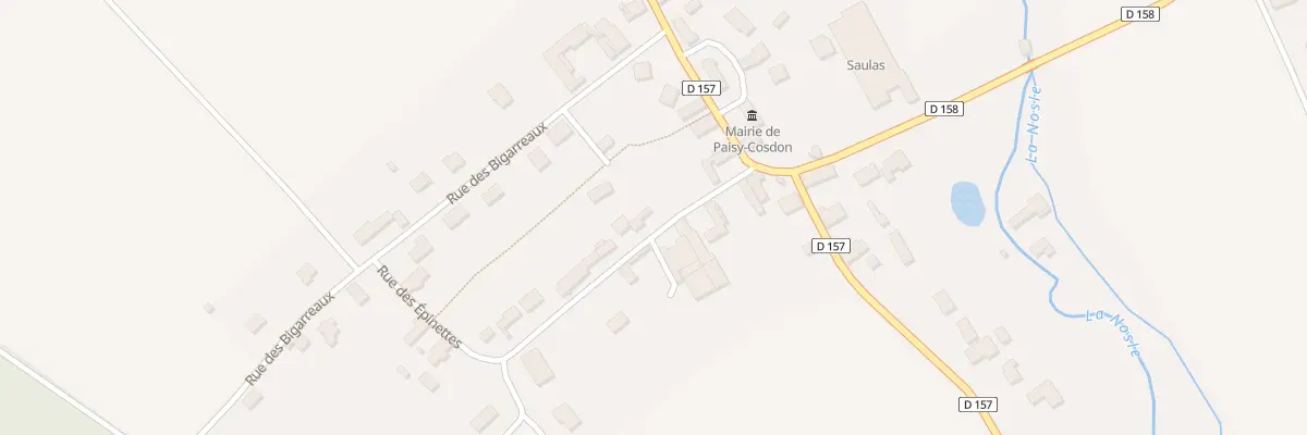 Plan du 4 Rue des Epinettes à Paisy-Cosdon