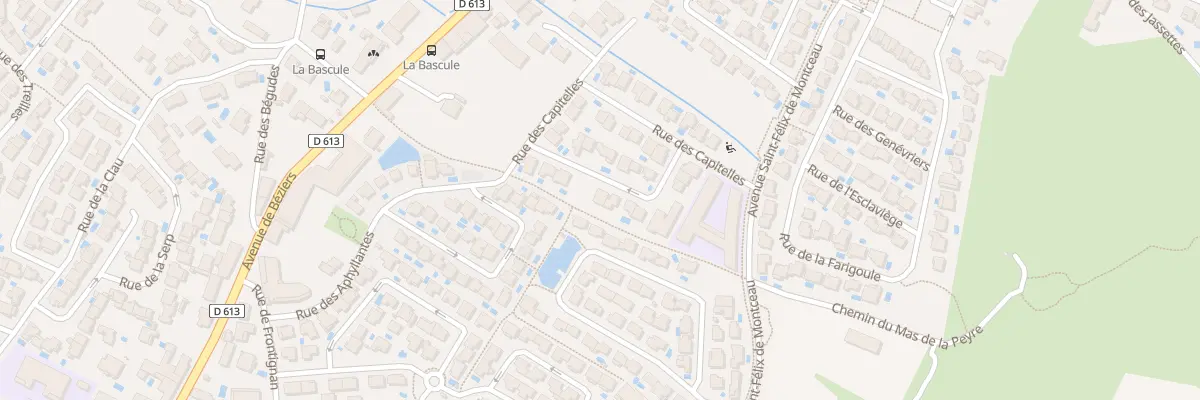 Plan du 30 Rue des Capitelles à Gigean