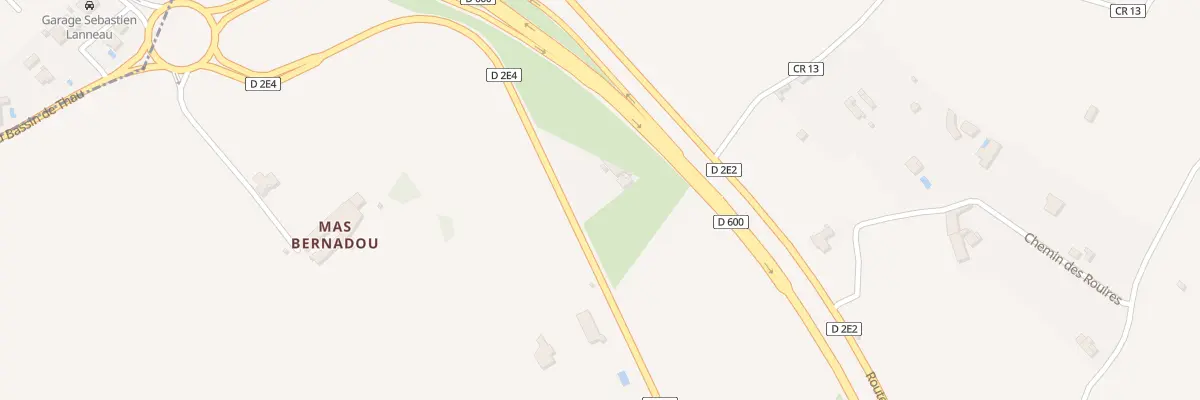 Plan du 46 Rte de Balaruc la Peyrade à Frontignan