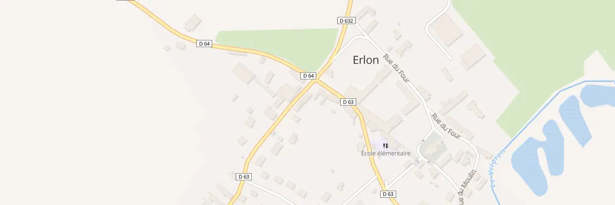 Plan du 1 Rue du Maréchal Drouet à Erlon