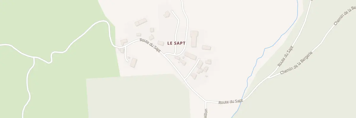 Plan du 5300 Le Sapt Bas à Auroux