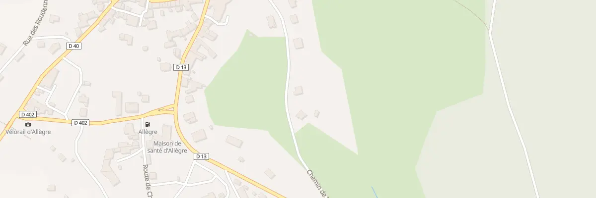 Plan du 9 Che de la Source à Allègre