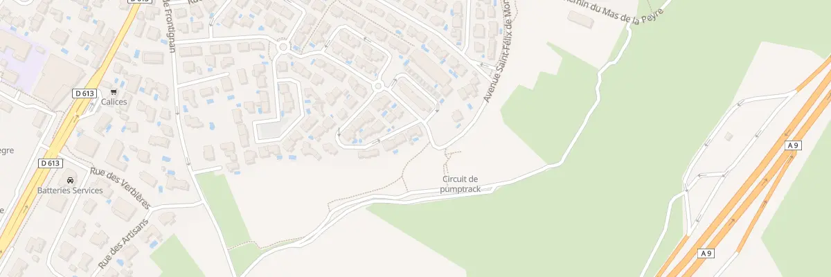 Plan du 24 Rue de la Garance à Gigean