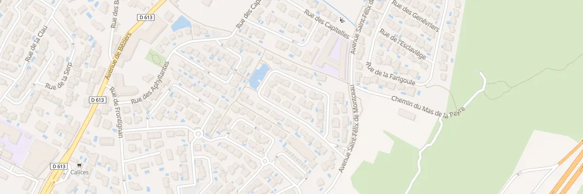 Plan du 12 Rue Castagnole à Gigean