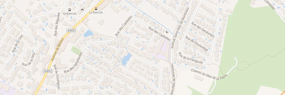 Plan du 34 Rue des Capitelles à Gigean