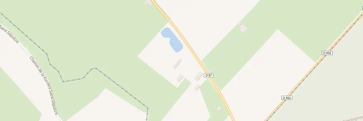 Plan du 1105 Rue René Jouglet à Gommegnies