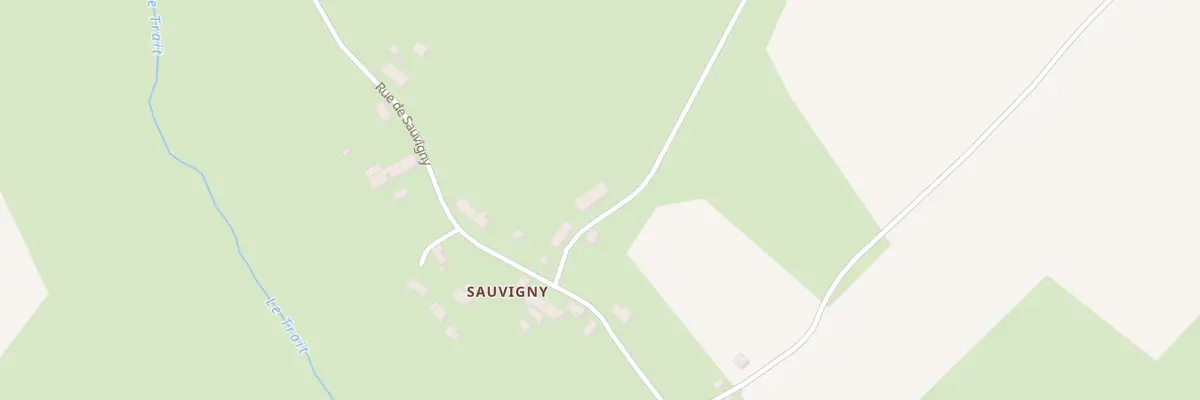 Plan du 217 Sauvigny à Aunay-en-Bazois