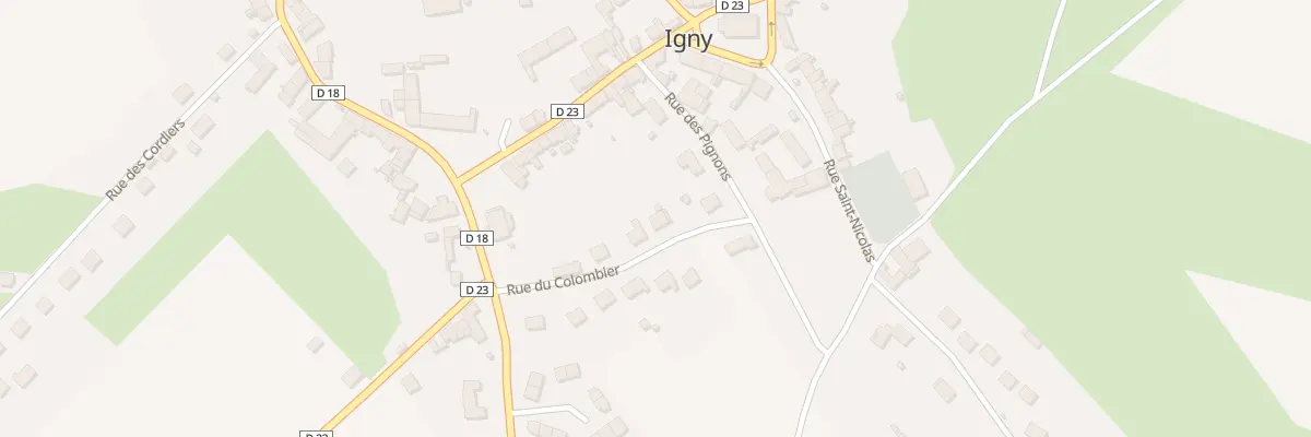 Plan du 11 Rue du Colombier à Igny-Comblizy