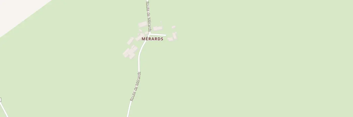Plan du 3 Rte de Mérards à Montaron